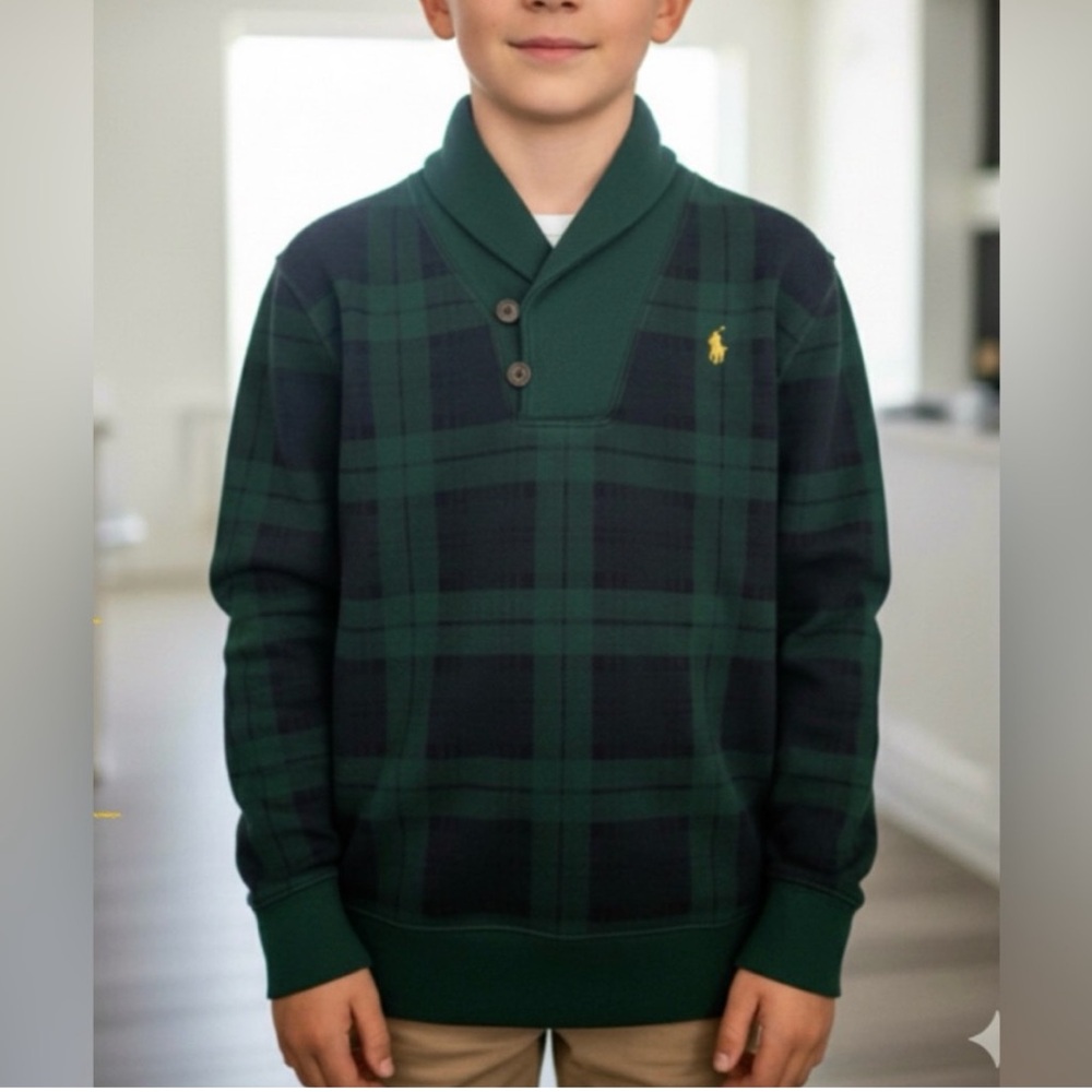 Polo by Ralph Lauren Boy's
Shawl-Collar
Sweatshirt size Large 14/16